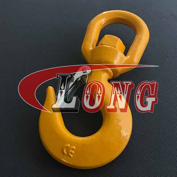 Alloy Swivel Hook with Safety Latch, G70 Alloy Swivel Hook China