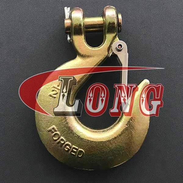Alloy clevis slip Hook wLatch,Clevis Slip Hook with latch Grade70 China