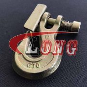China Grade 70 Clevis Grab Hook with Spring Latch