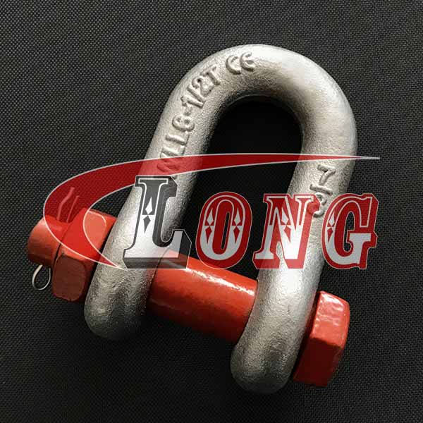 China high tensile chain shackle, commercial type chain shackle