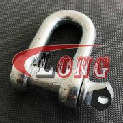 Commercial Galvanized D shackle, Commercial shackle chain Type