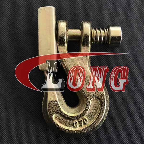 Grade 70 Clevis Grab Hook with Spring Latch