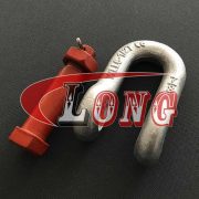 Safety bolt D Shackle China, 볼트 유형 체인 걸쇠