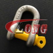 Screw Pin Chain Shackle Grade S China, Forged Alloy Grade S D Shackle