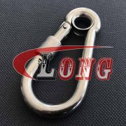 Stainless Steel Snap Hook with Screw & Eyelet