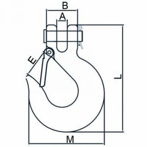 Clevis Slip Hook with Latch Grade 43-China LG Supply