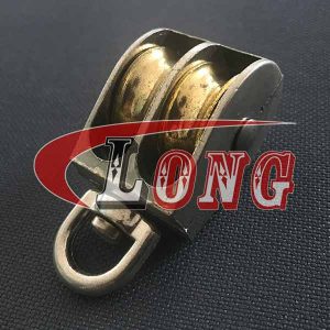Die Cast Double Sheave Awning Pulley With Swivel Eye-China LG™