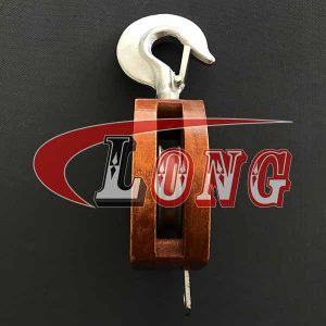 JIS Wood Pulley Single Sheave With Hook-China LG™