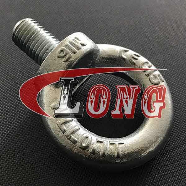 Lifting Gear Collared Eye Bolt 2.5 Ton Swl Drop Forged High Tensile Steel M24
