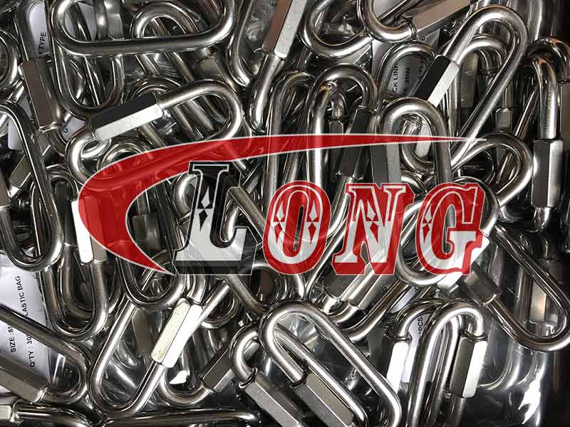 Maglia rapida lunga in acciaio inossidabile-Produzione LG in Cina