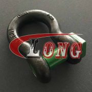 High tensile Trawling Bow Shackle-Self color China,Galvanized Square Head Anchor Shackle