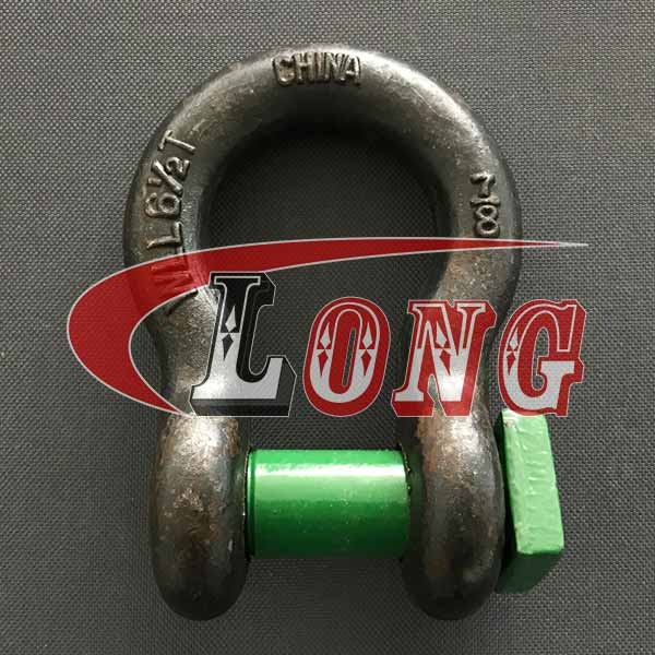High tensile Trawling Bow Shackle-Self color, Self-color Square Head Bow Shackles