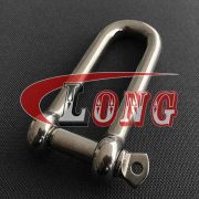 China Stainless Steel Long D Shackle Supply