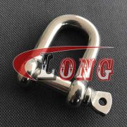 Stainless Steel Screw Pin D Shackle JIS Type-China LG Supply