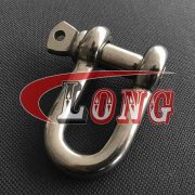 China Stainless Steel Screw Pin D Shackles