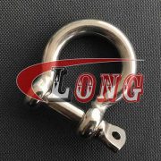Stainless Steel Screw Pin Bow Shackles