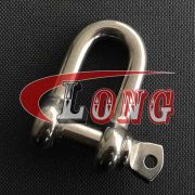 Stainless Steel Screw Pin D Shackles