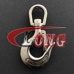 Stainless Steel Swivel Hook with Safety Catch-China LG™
