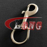 Stainless Steel Fixed Eye Boat Snap Hook
