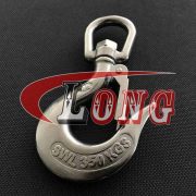 tainless Steel Swivel Hook with Latch