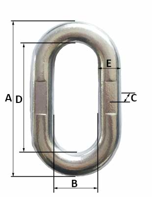 Stainless Steel Recessed Link-China LG Supply