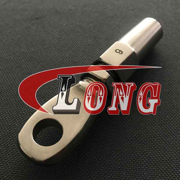 Stainless Steel Wire Rope Swageless Eye Terminal End Compression