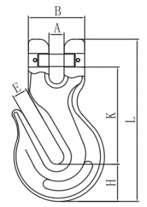 G80 Clevis Grab Hook U.S. Type-China LG Manufacture