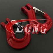 g80-clevis-sling-hook-with-latch-with-flat-spot-China-LG