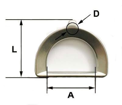 Наперсток с D-образным кольцом, литая нержавеющая сталь, поставка LG в Китае