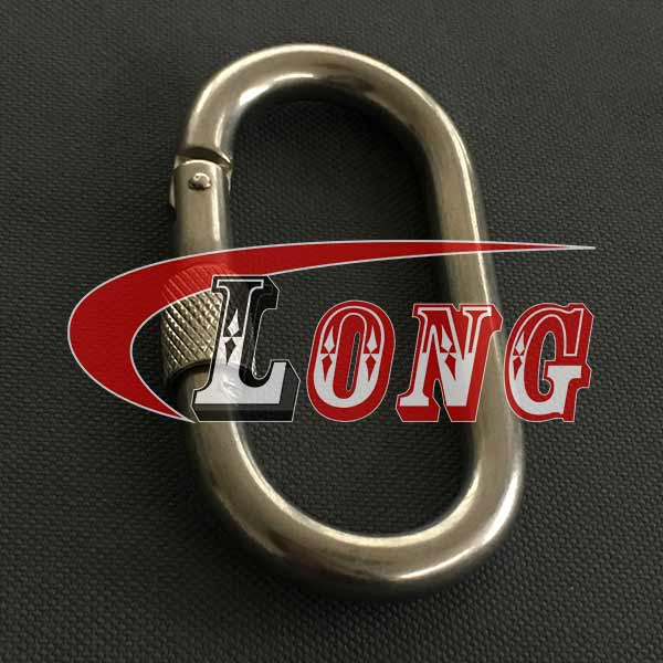 oval-shaped-snap-hook-with-screw-nut-stainless-steel