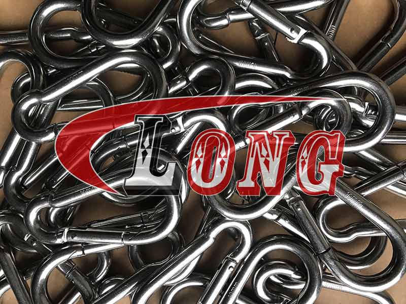 Snap-krog i rustfrit stål DIN5299 Form C-China LG™