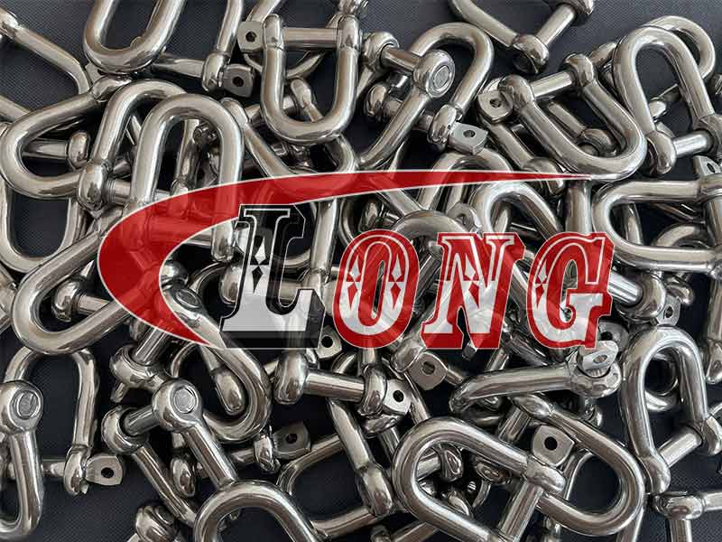 Stainless Steel D Shackle Captive Pin-China LG Supply