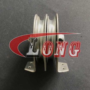 Блок с двойным шкивом с плоским креплением — Производство LG в Китае