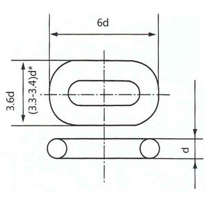 Studless Link Anchor Chain Common Link-China LG Supply