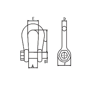 Electric Power Bow/Dee Shackle for Power Line-China LG Supply