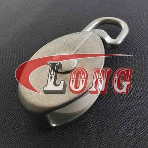 Roldana única polia de náilon fundido com olhal giratório-China LG™