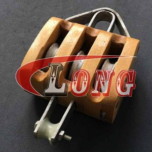 Prangasız Normal Ahşap Blok Üçlü Kasnak-China LG™